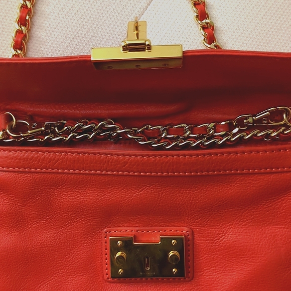 Tory Burch long strap clutch